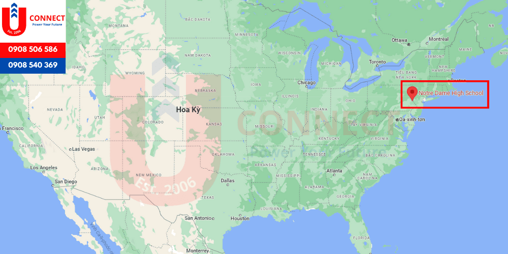 trung học Notre Dame High School - Easton, bang Pennsylvania - Mỹ